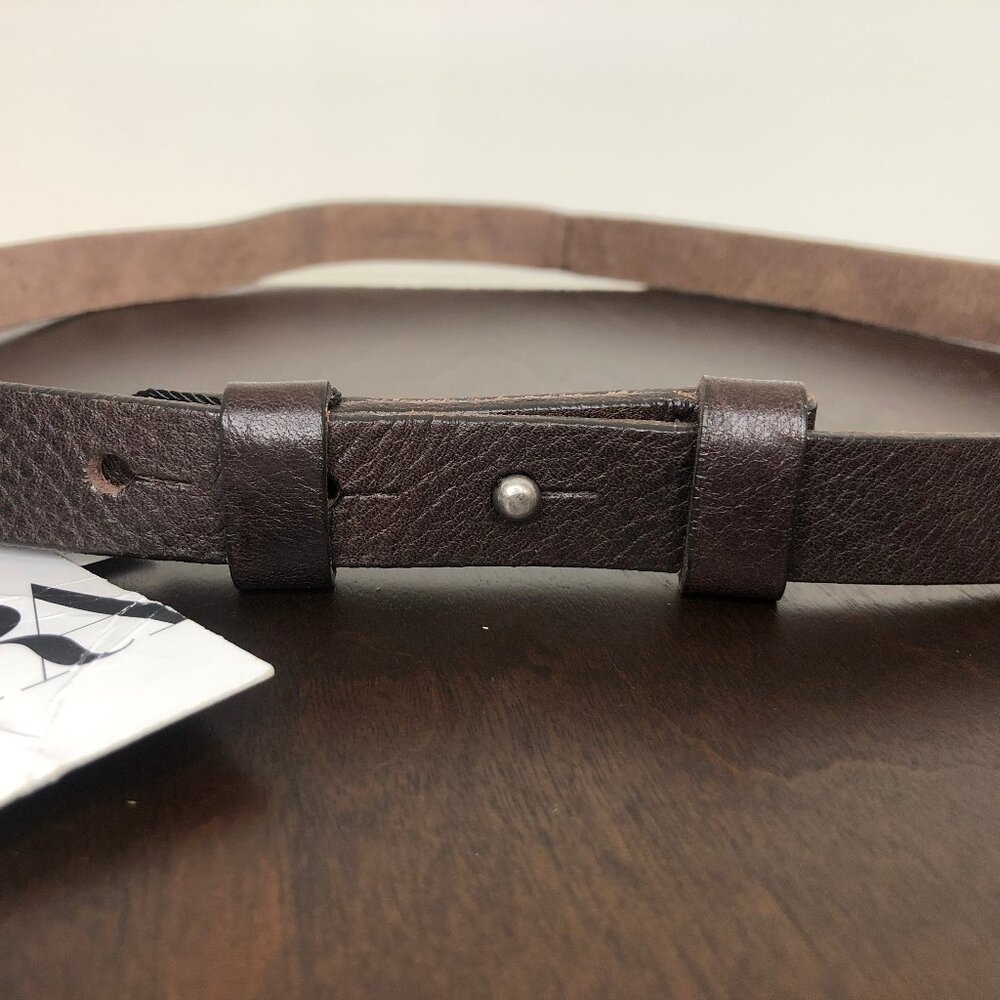 Classic Zara Men's/Women's Brown Leather Belt - Size 36